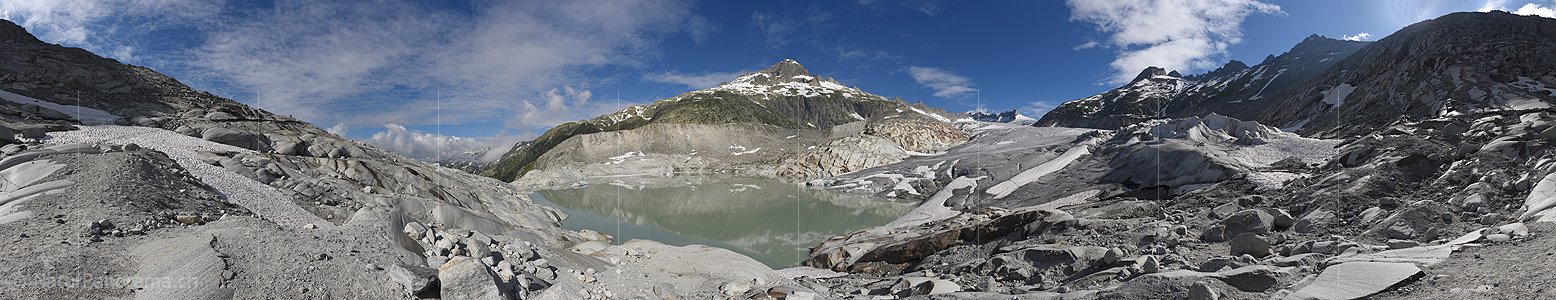 P018088: 360° Panoramafoto Rhonegletscher (Stand 7.2016)