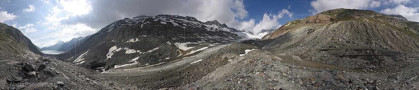 P018135: 360° Panoramafoto Oberaargletscher (Stand 7.2016)