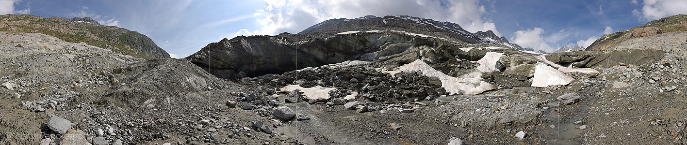 P018144: 360° Panoramafoto Oberaargletscher