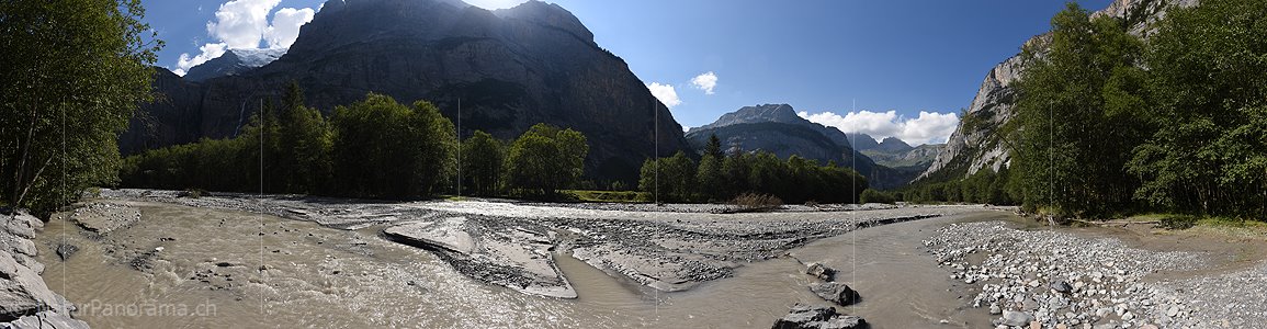 P018565: Panoramafoto Auenlandschaft im Gasteretal