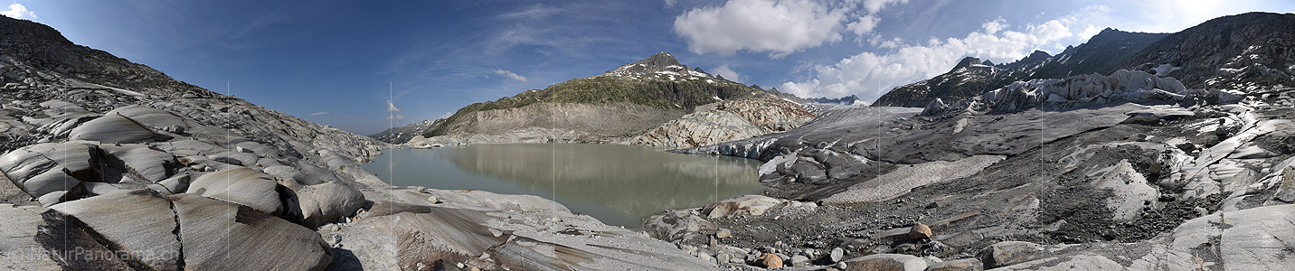 P019966: 360° Panorama Rhone glacier (Date: 6.2017)