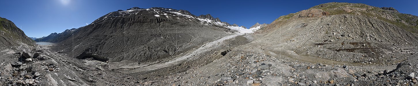 P020059: 360° Panoramafoto Oberaargletscher (Stand 7.2017)