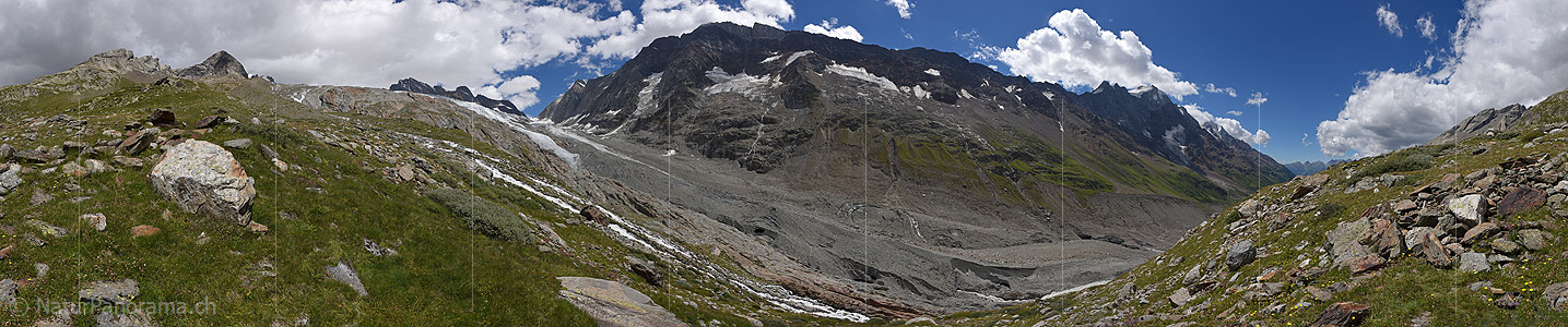 P020341: 360° Panoramafoto Lötschental und Langgletscher