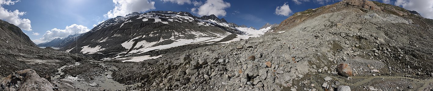 P021668: 360° Panoramafoto Oberaargletscher (Stand 7.2018)