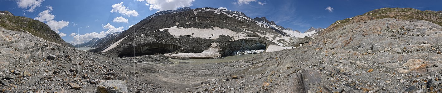 P021674: 360° Panoramafoto Oberaargletscher (Stand 7.2018)