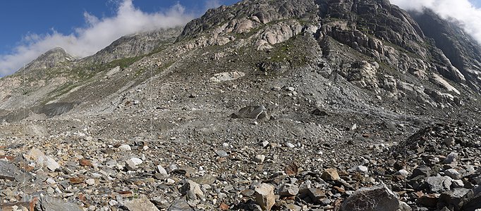 P023173a: 360° Panoramafoto Unteraargletscher (Stand 7.2019)