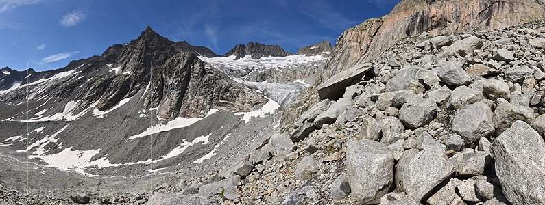 P023314: Panoramafoto Bächligletscher (Stand 8.2019)