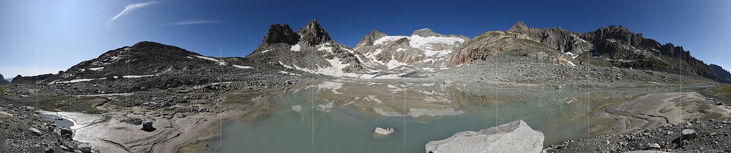 P023342: 360° Panoramafoto Tiefengletscher (Stand 8.2019)