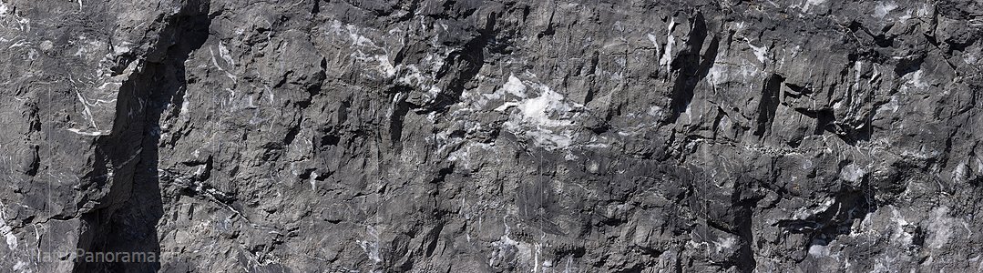 P023462: Panoramafoto Strukturen auf Felsblock