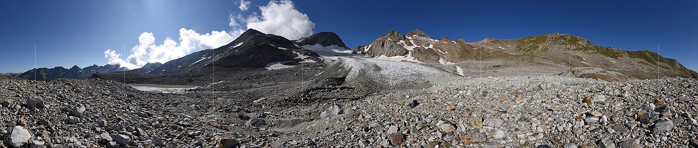 P023562: 360° Panoramafoto Witenwasserengletscher (Stand 8.2019)