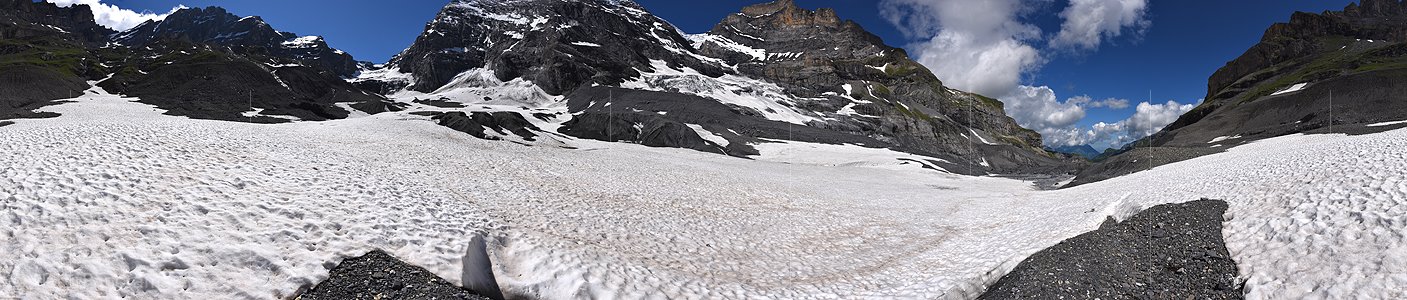 P025019: 360° Panoramafoto Gamchigletscher (Stand 7.2021)