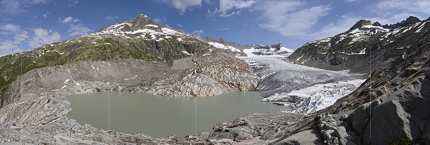 P025152: Panoramafoto Rhonegletscher (Stand 7.2021)