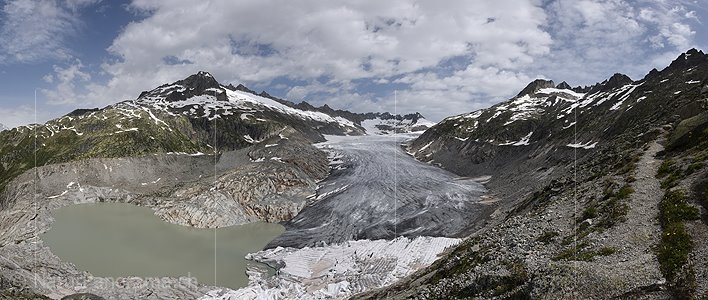 P025155: Panoramafoto Rhonegletscher (Stand 7.2021)