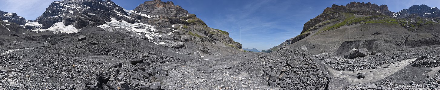 P025790a: 360° Panoramafoto Gamchigletscher (Stand 6.2022)