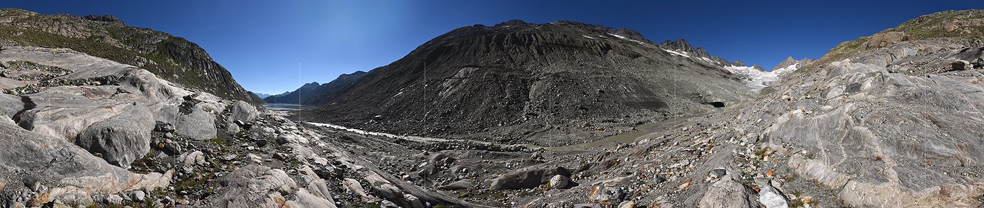 P025834: 360° Panoramafoto Oberaargletscher (Stand 7.2022)