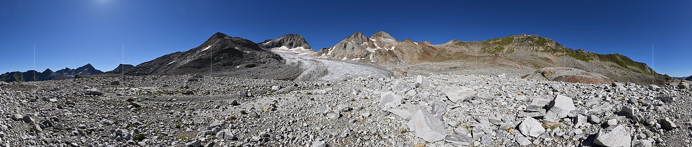 P025921: 360° Panoramafoto Witenwasserengletscher (Stand 7.2022)