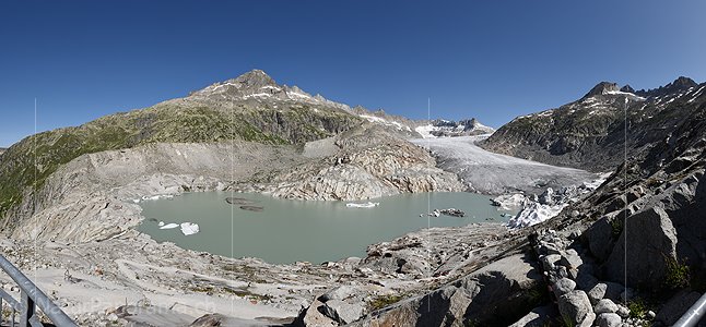 P026461: Panoramafoto Rhonegletscher (Stand 7.2023)