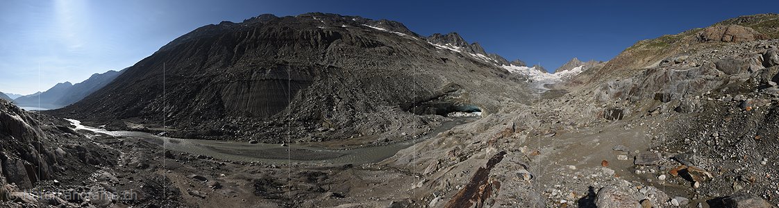 P026486: Panoramafoto Oberaargletscher (Stand 7.2023)