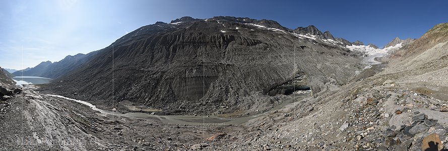 P026494a: Panoramafoto Oberaargletscher (Stand 7.2023)