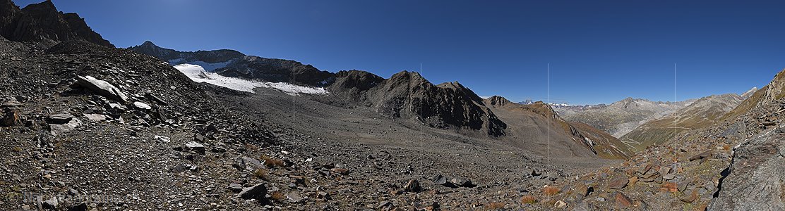 P026721: 360° Panoramafoto Muttgletscher (Stand 9.2023)