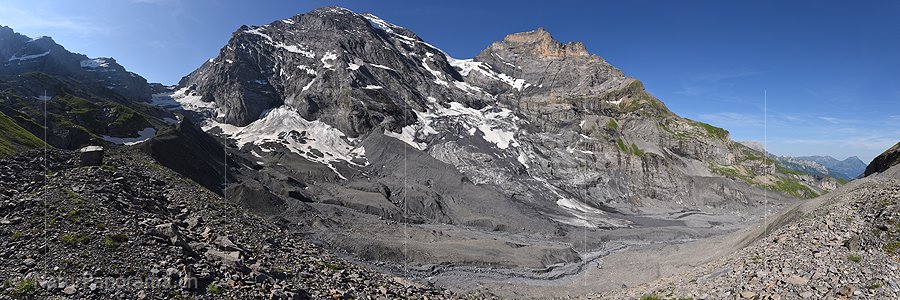 P026771: Panoramafoto Gamchigletscher (Stand 7.2024)