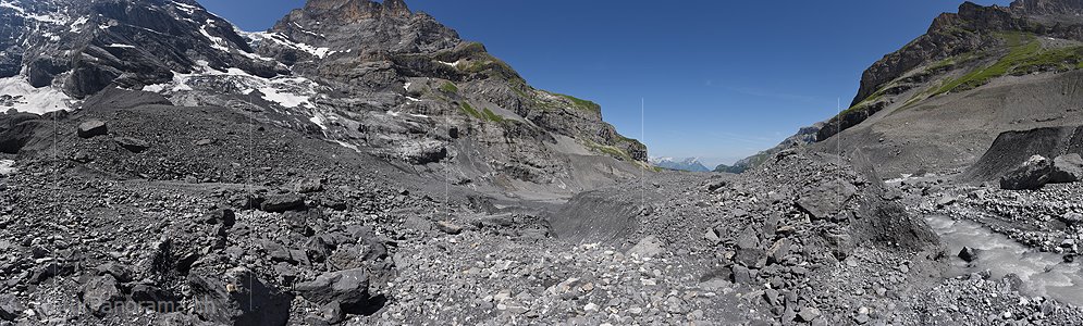 P026777a: Panoramafoto Gamchigletscher (Stand 7.2024)