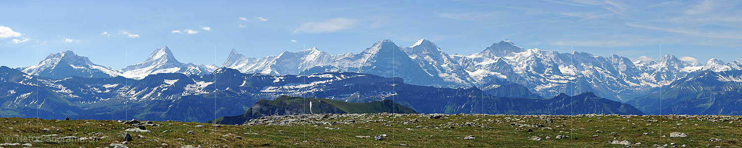 P005157b: Panorama Berner Alpenkette