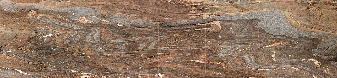 P021941: Panorama photo Glacier cut marbled