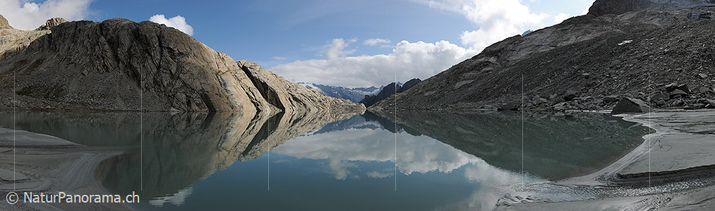 P005593: Panoramabild Spiegelung im Gruebensee (Gröebeseewli)