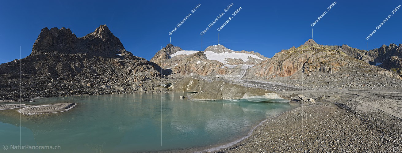P018699: Gigapixel Foto Gletschersee am Tiefengletscher