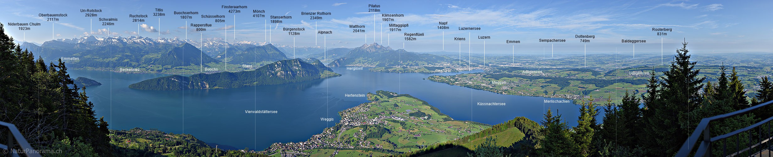 P019850: Gigapixel Panoramafoto Zentralschweiz