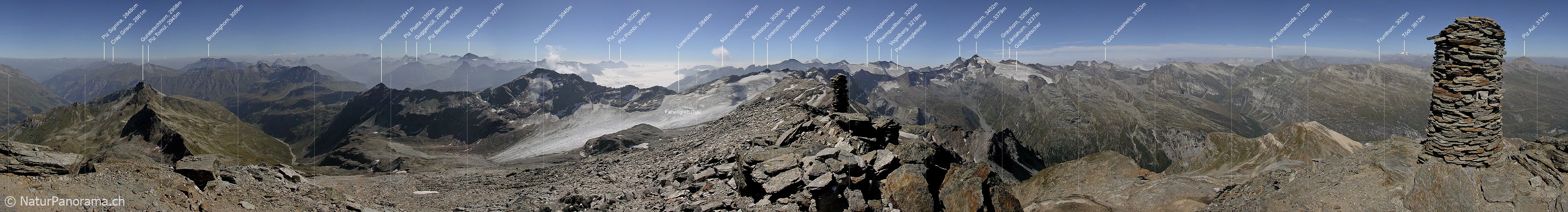P000032: Gipfelpanorama Fanellhorn, Vals