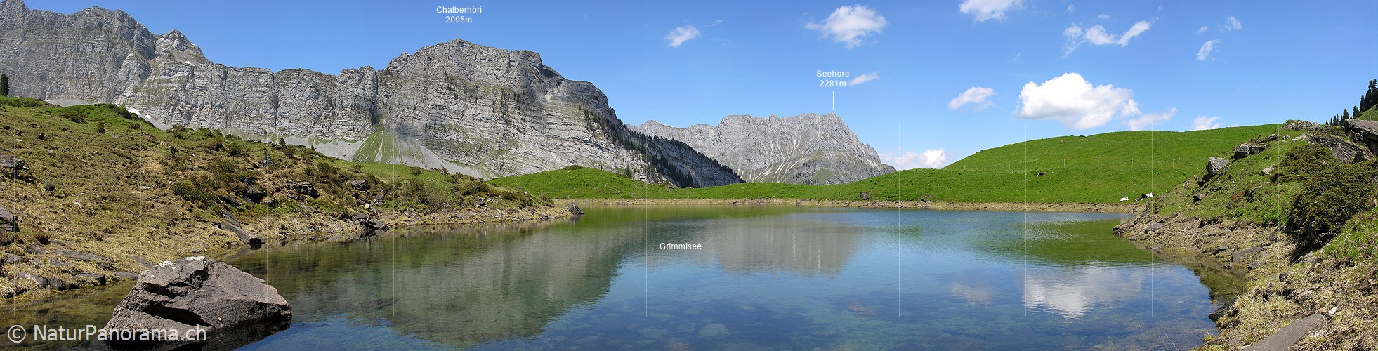 P000199: Panoramabild Grimmisee, Diemtigtal