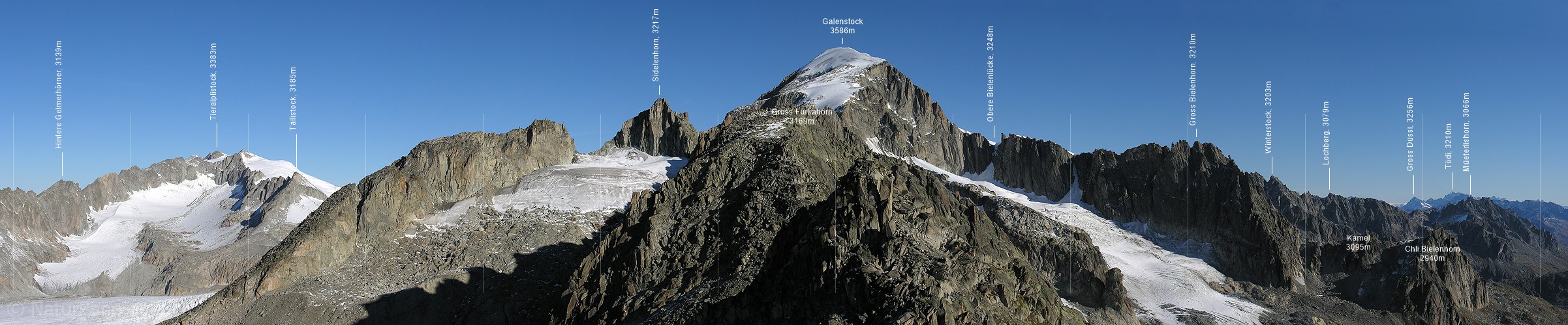 P000553: Alpenpanorama Klein Furkahorn VIII