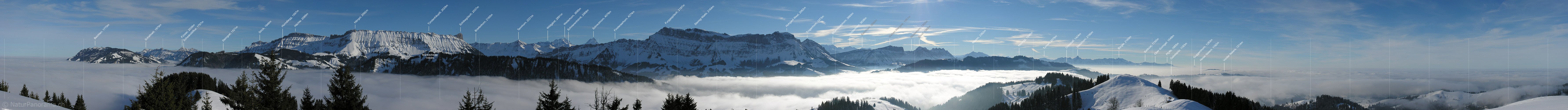 P000672: Panoramafoto Wachthubel, Schangnau, Emmental