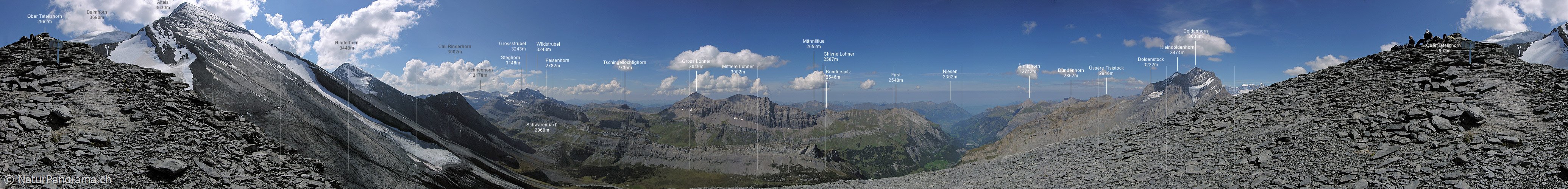 P001374: 360° Panorama Ober Tatelishorn, Kandersteg