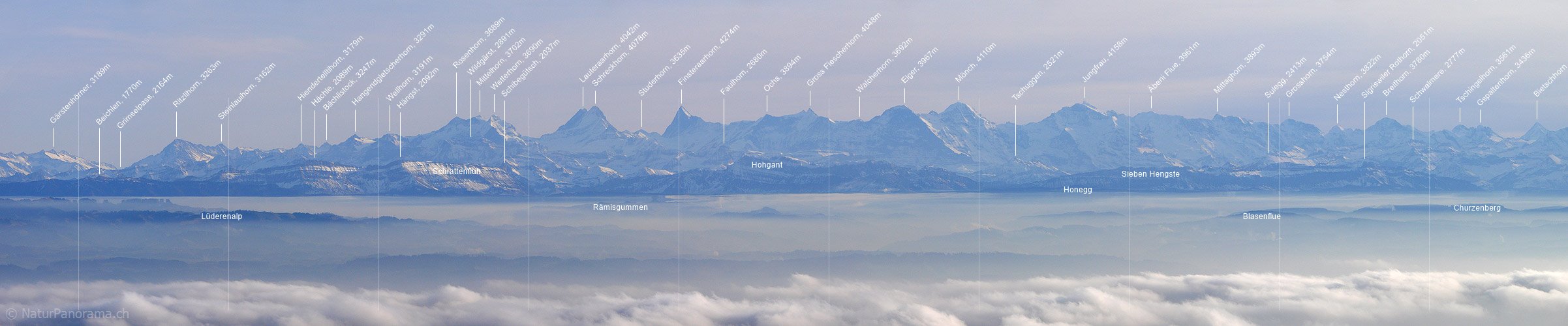 P001814: Alpenpanorama vom Weissenstein (Röti)