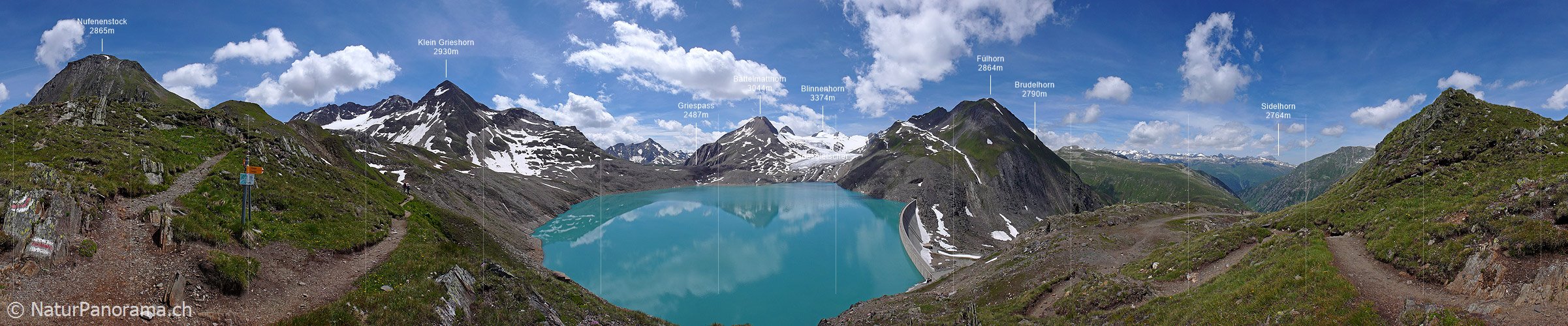 P002330: Panorama Berglandschaft mit Griessee