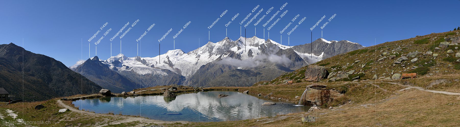 P002488: Kreuzbodensee und Mischabel