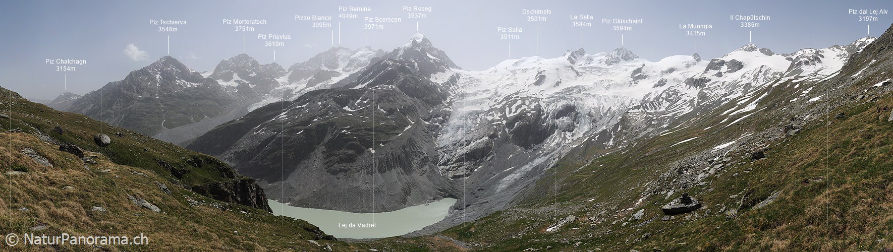 P003775: Panoramabild Berninamassiv