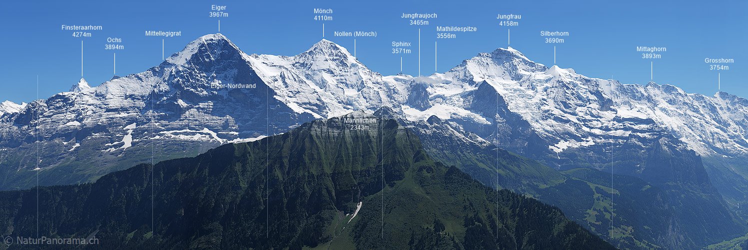 P003893: Gigapixel Panorama Eiger, Mönch und Jungfrau