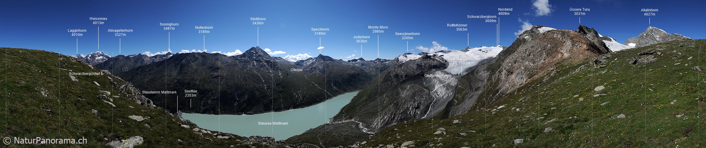 P003955: Gipfelpanorama Schwarzbergchopf