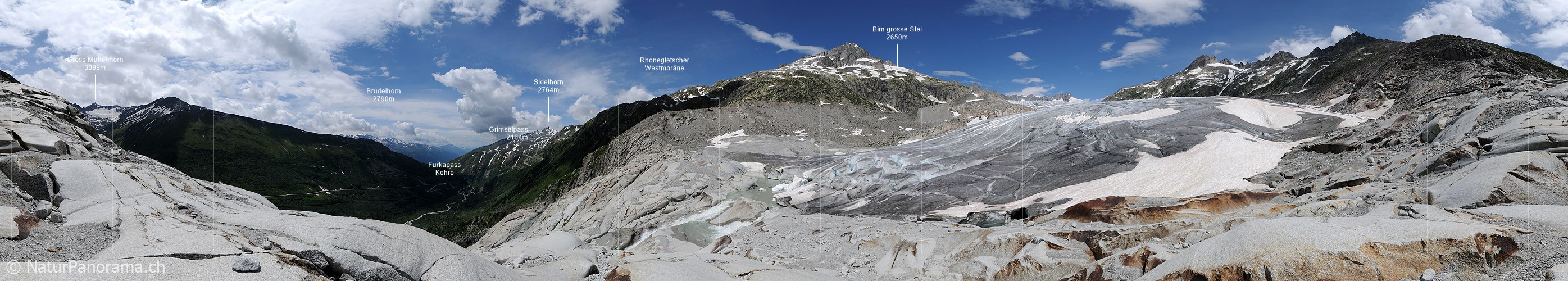 P004250: 360° Foto vom Rhonegletscher (Stand 6.2008)