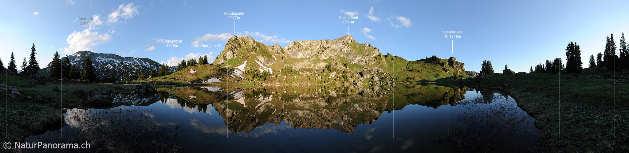 P005097: Panorama Morgenstimmung mit Spiegelung