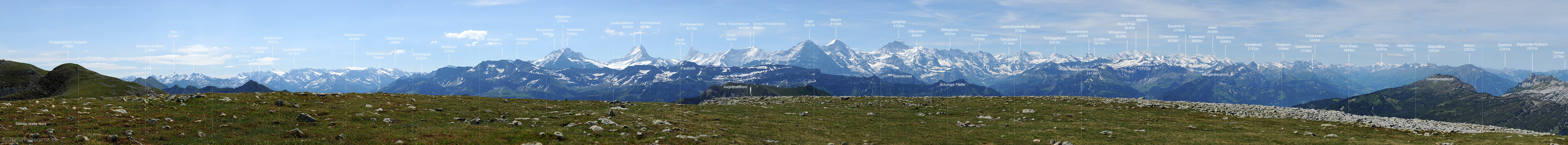 P005159: Grosses Alpenpanorama Berner Alpen