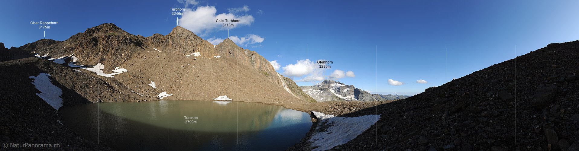 P005504: Panoramabild Abend am Bergsee (Turbsee)