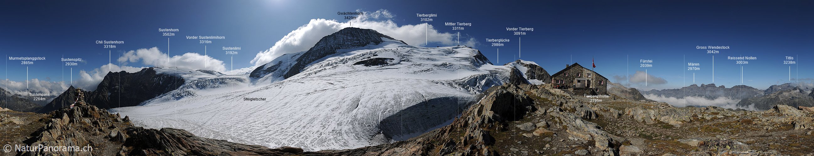 P005537: Panoramabild Tierberglihütte (SAC-Hütte)