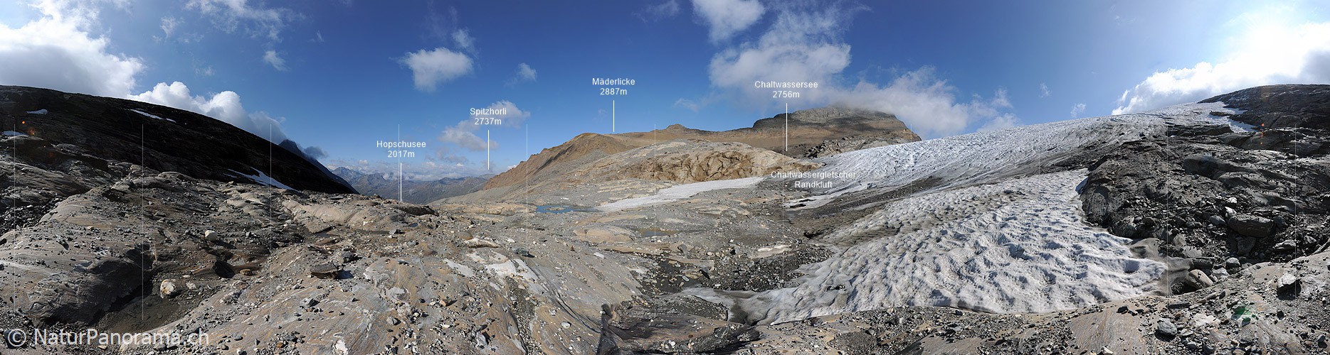 P005545: Panoramic picture of glacier