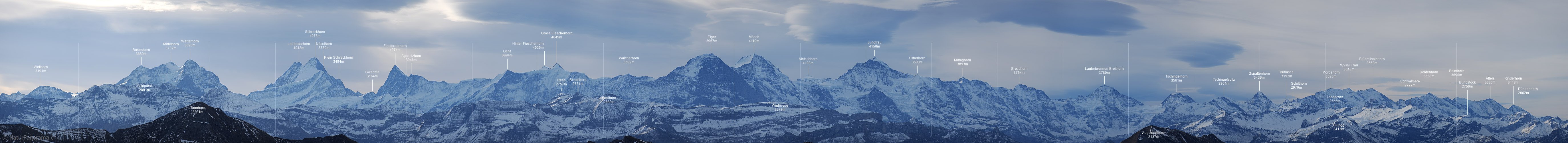 P005806: Panoramabild Berner Hochalpen