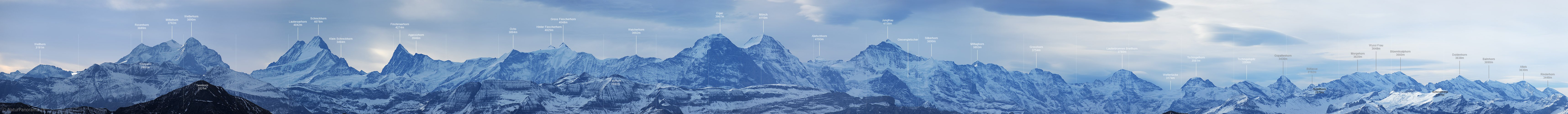 P005808: Panoramabild Berner Hochalpen
